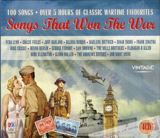 Various : Songs That Won The War (4xCD, Comp + Box)