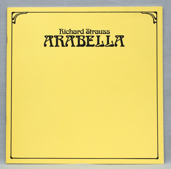 Richard Strauss - Julia Varady*, Dietrich Fischer-Dieskau, Helen Donath, Adolf Dallapozza, Helga Schmidt, Walter Berry, Chor Der Bayerischen Staatsoper, Bayerisches Staatsorchester München*, Wolfgang Sawallisch : Arabella (3xLP, Dig + Box, Boo)
