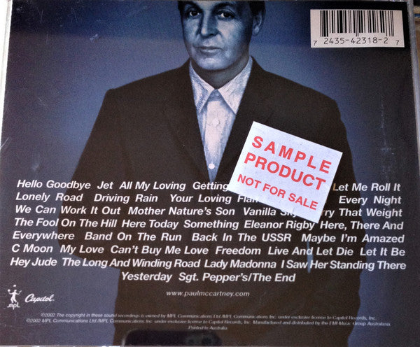 Paul McCartney : Back In The U.S. (2xCD, Album)