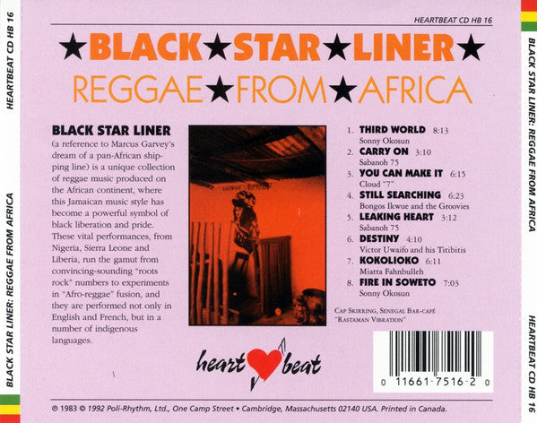 Various : Black Star Liner: Reggae From Africa (CD)