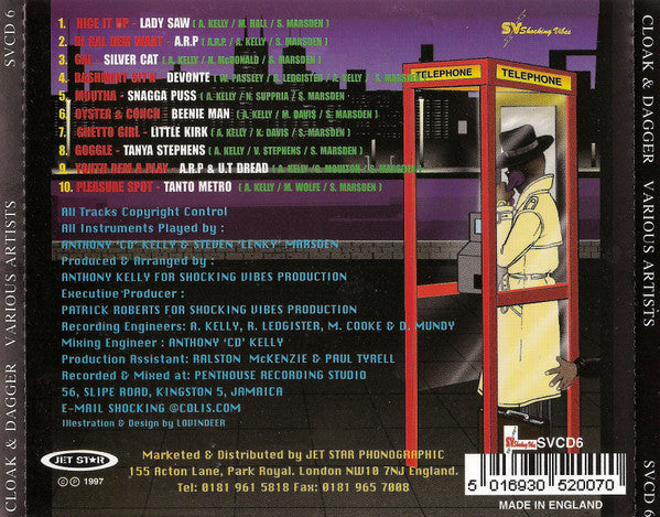 Various : Cloak & Dagger (CD, Comp)