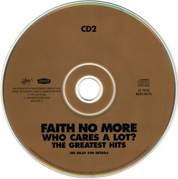 Faith No More : Who Cares A Lot? The Greatest Hits (HDCD, Album, Comp, Ltd + CD, Comp, Ltd)
