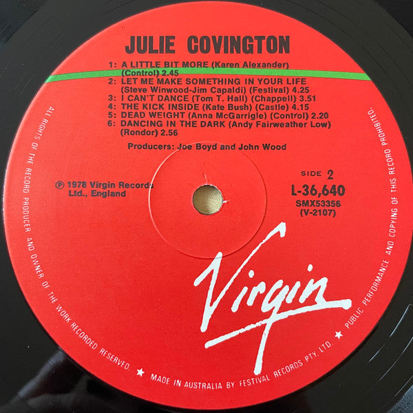 Julie Covington : Julie Covington (LP, Album)