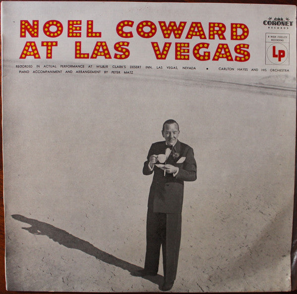 Noel Coward* : Noel Coward At Las Vegas (LP, Album, RP)