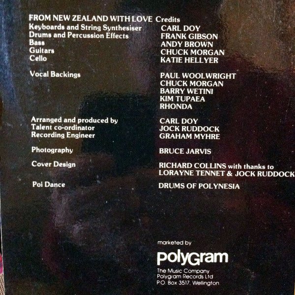 Rhonda* : From New Zealand With Love (A Collection Of The Finest Maori Songs) (LP, Album)