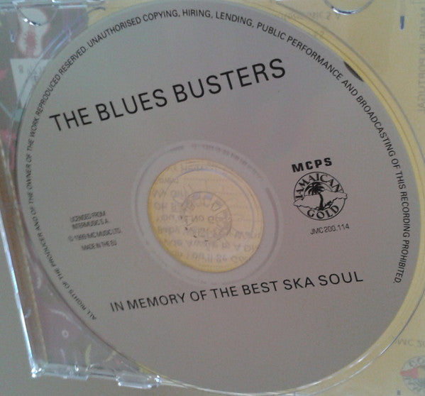 The Blues Busters : In Memory Of The Blues Busters. Their Best Ska & Soul Hits 1964-1966 (CD, Comp, RM)