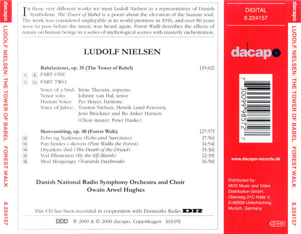 Ludolf Nielsen, Iréne Theorin, Johnny Van Hal, Per Høyer, The Danish National Radio Symphony Orchestra*, Owain Arwel Hughes : The Tower Of Babel • Forest Walk (CD, Album)