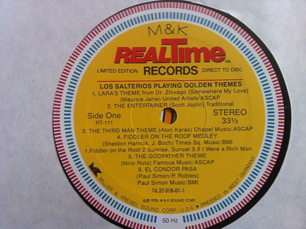 Los Salterios : Golden Themes (LP, Album, Ltd, Dir)