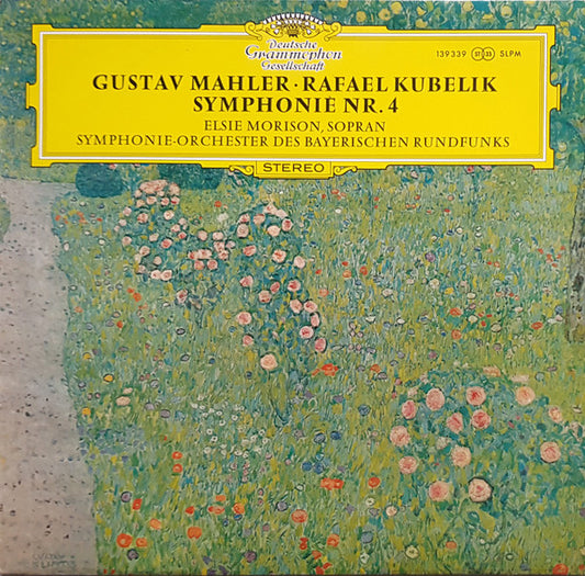 Gustav Mahler · Rafael Kubelik, Elsie Morison, Symphonie-Orchester Des Bayerischen Rundfunks : Symphonie Nr. 4 (LP)