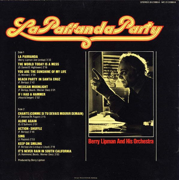 Berry Lipman & His Orchestra : La Parranda Party (LP, Album)