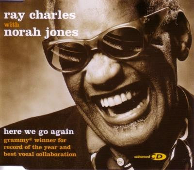 Ray Charles With Norah Jones : Here We Go Again (CD, Single, Enh)