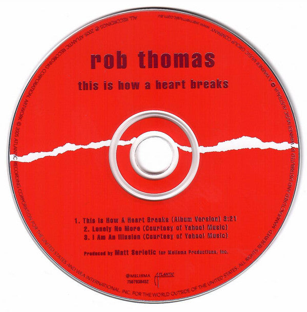 Rob Thomas : This Is How A Heart Breaks (CD, Single)