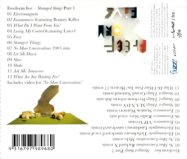 Freeform Five : Strangest Things Parts 1 & 2 (CD, Album, Enh + CD, Comp)