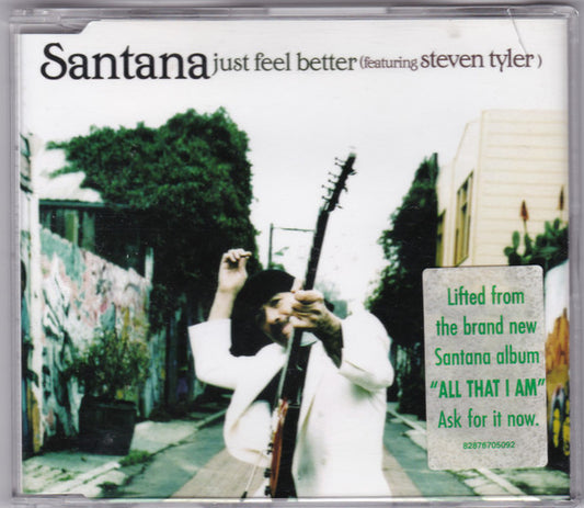 Santana featuring Steven Tyler : Just Feel Better (CD, Single)