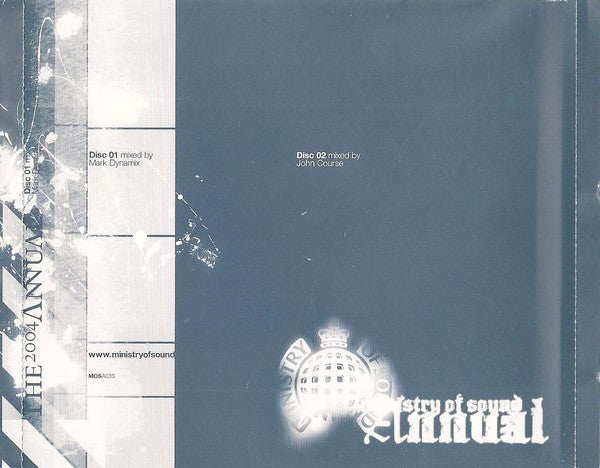Mark Dynamix / John Course : The 2004 Annual (2xCD, Mixed)