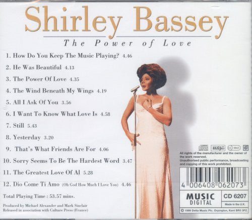 Shirley Bassey : The Power Of Love (CD, Album)
