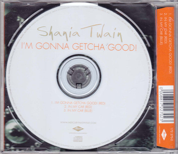Shania Twain : I'm Gonna Getcha Good! (CD, Maxi)