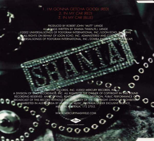 Shania Twain : I'm Gonna Getcha Good! (CD, Maxi)