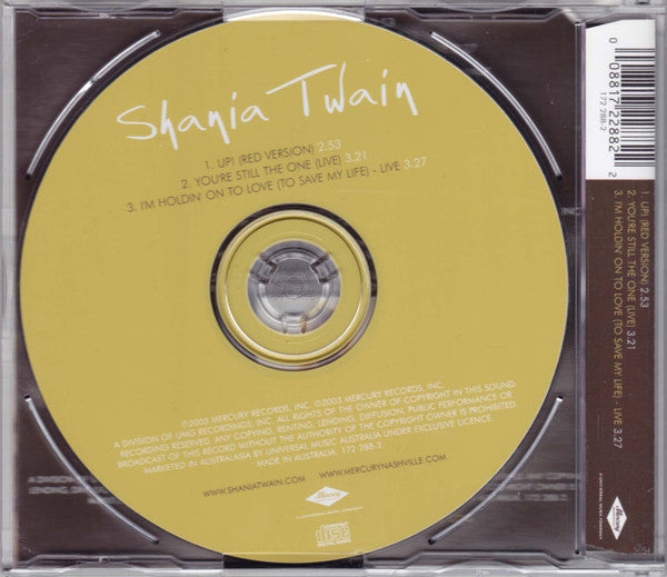 Shania Twain : Up! (CD, Maxi)