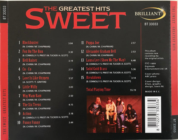 The Sweet : Greatest Hits (CD, Comp)