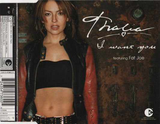 Thalía Featuring Fat Joe : I Want You (CD, Single, Copy Prot.)