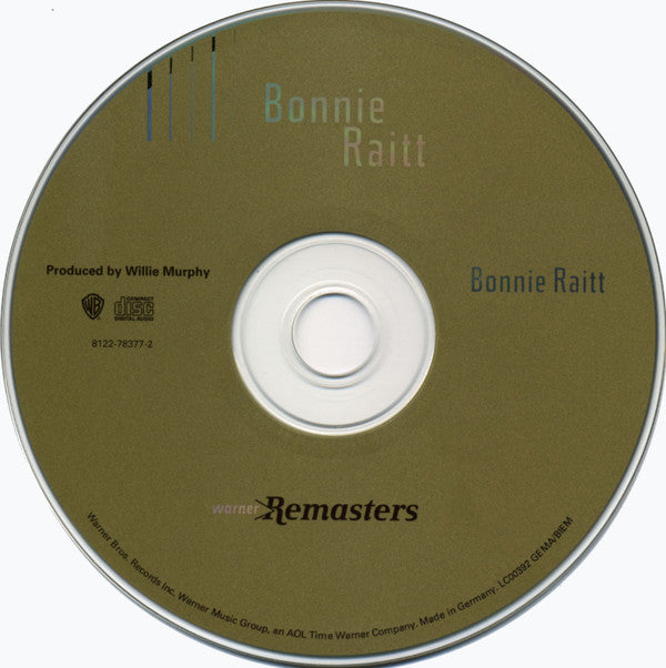 Bonnie Raitt : Bonnie Raitt (CD, Album, RE, RM)