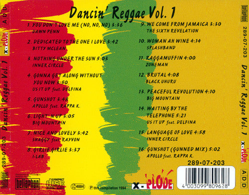 Various : Dancin' Reggae Vol. 1 (CD, Comp)