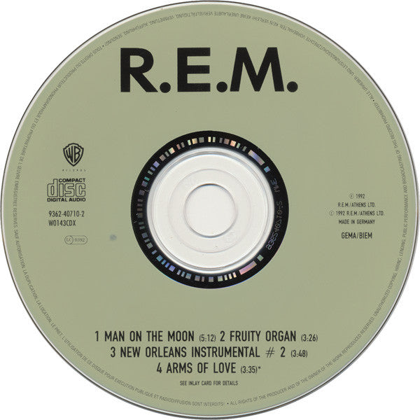 R.E.M. : Man On The Moon (CD, Maxi, Col)