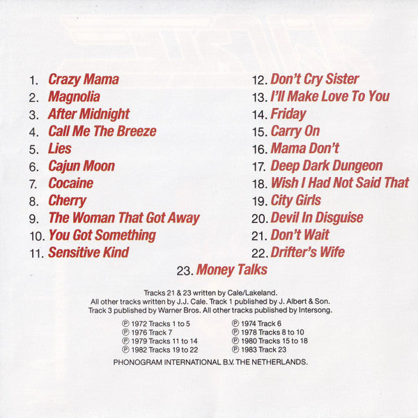 J.J. Cale : Strummin' On The Porch...A Beer In Reach (CD, Comp)