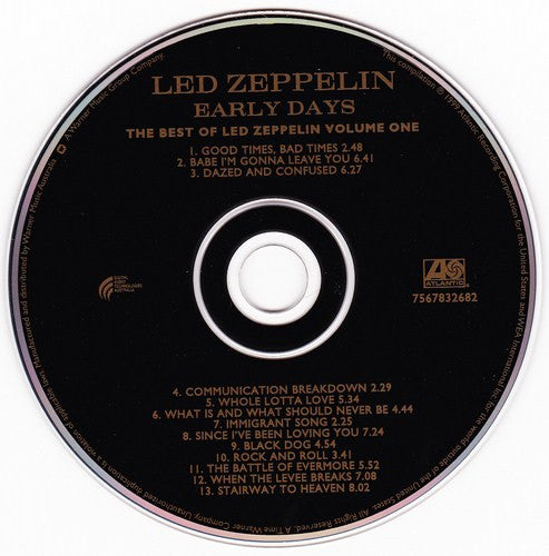 Led Zeppelin : Early Days: The Best Of Led Zeppelin Volume One (CD, Comp, Enh)