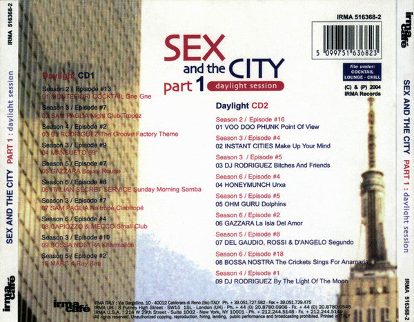 Various : Irma At Sex And The City Part 1: Daylight Session (2xCD, Comp)