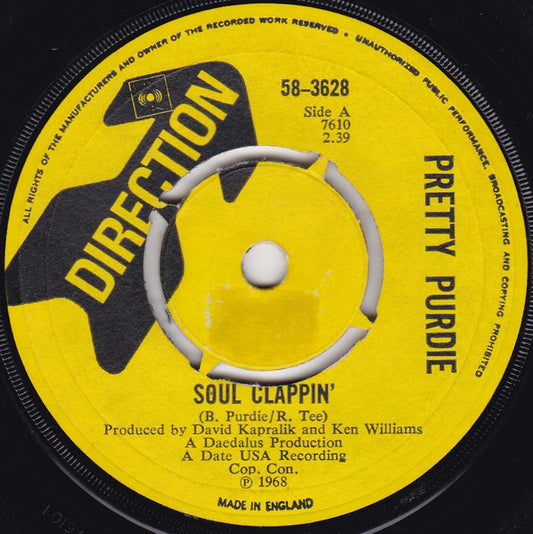 Pretty Purdie* : Soul Clappin' (7", Single)