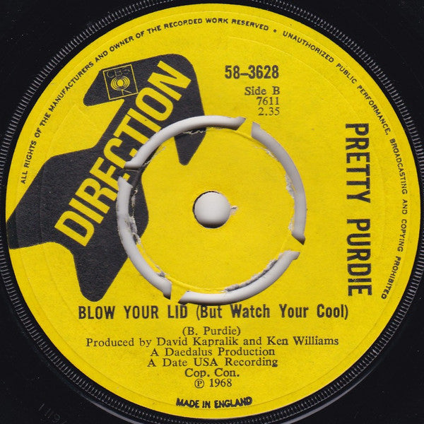 Pretty Purdie* : Soul Clappin' (7", Single)