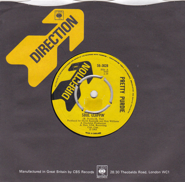 Pretty Purdie* : Soul Clappin' (7", Single)