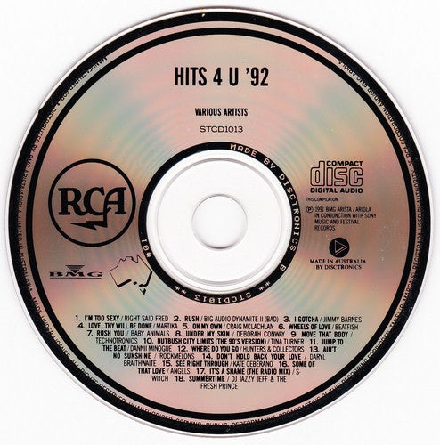Various : Hits 4U '92 (CD, Comp)