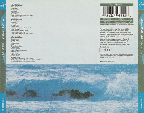 Mike Oldfield : Tubular Bells (HDCD, Album, RE, RM)