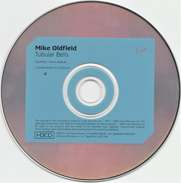 Mike Oldfield : Tubular Bells (HDCD, Album, RE, RM)