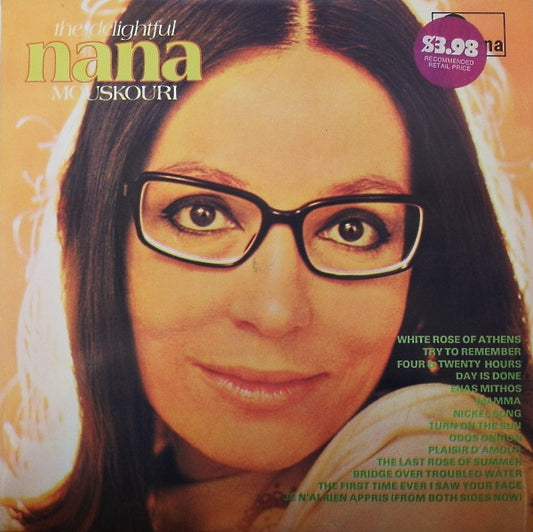 Nana Mouskouri : The Delightful Nana Mouskouri (LP, Comp)