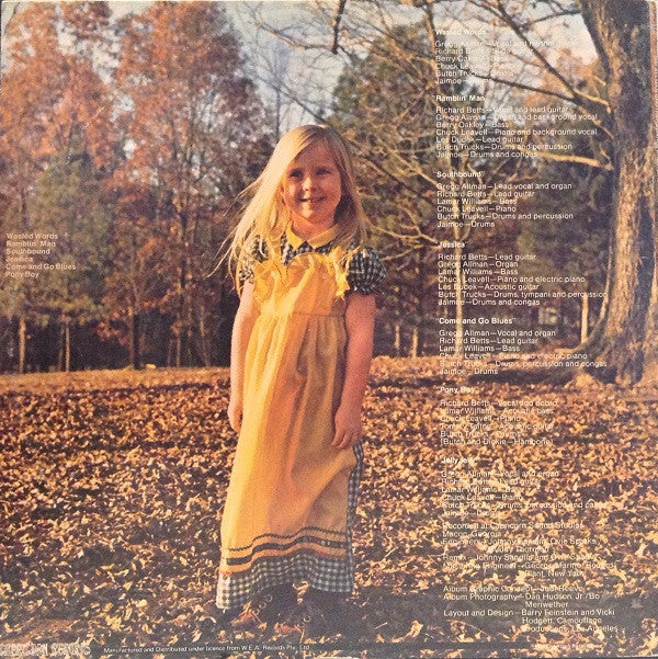 The Allman Brothers Band : Brothers And Sisters (LP, Album, Gat)