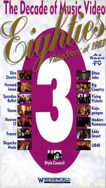Various : Eighties - Video Stars Of 1983 (VHS, Comp, Mono, PAL)