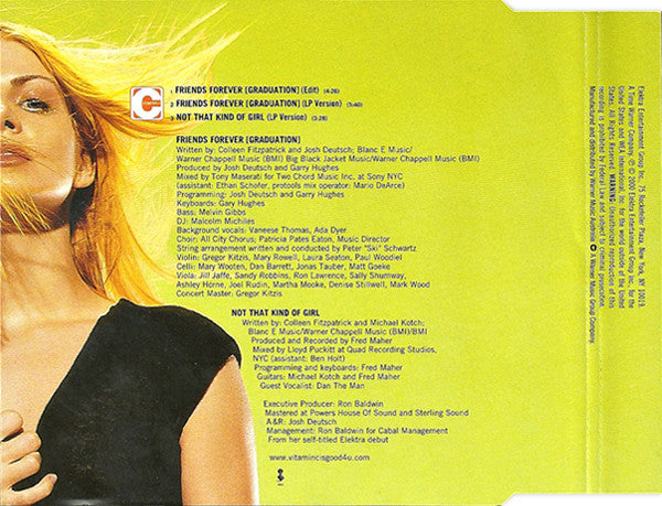Vitamin C (2) : Friends Forever (Graduation) (CD, Maxi)