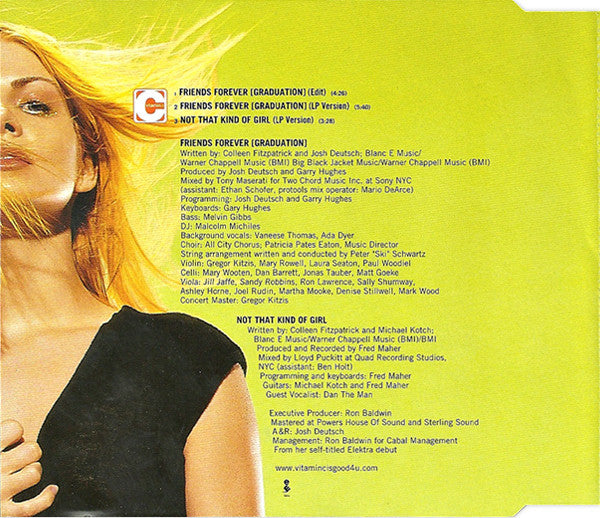 Vitamin C (2) : Friends Forever (Graduation) (CD, Maxi)