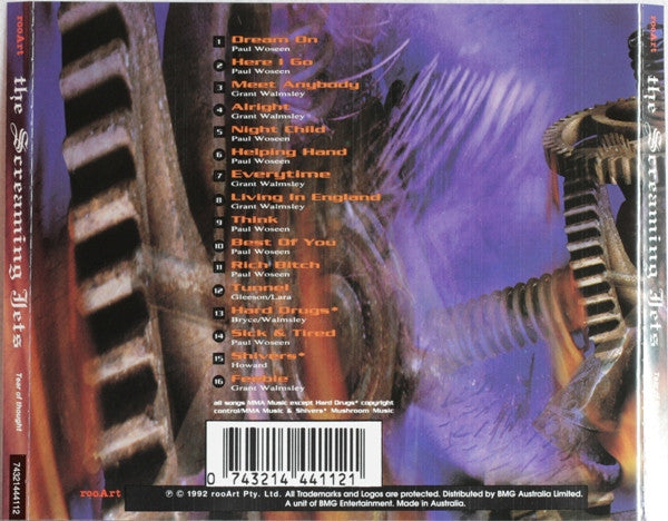 The Screaming Jets : Tear Of Thought (CD, Album, RE)