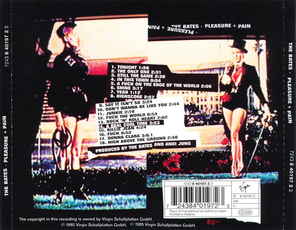 The Bates : Pleasure + Pain (CD, Album)