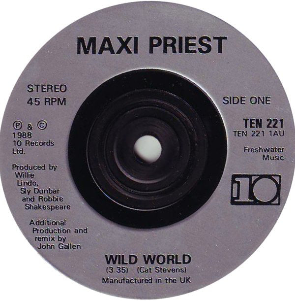 Maxi Priest : Wild World (7", Single, Sil)