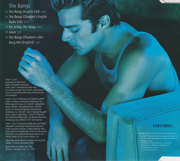 Ricky Martin : She Bangs (CD, Single)
