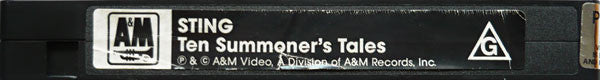 Sting : Ten Summoner's Tales (VHS, PAL)