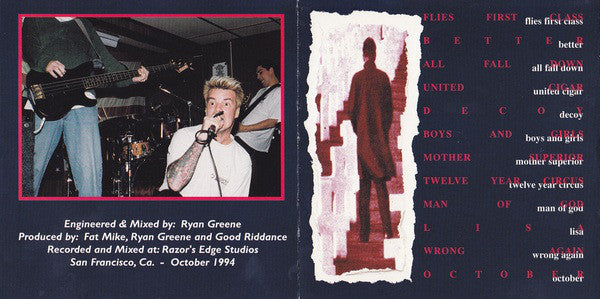 Good Riddance : For God And Country (CD, Album)