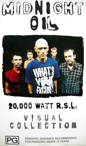 Midnight Oil : 20,000 Watt R.S.L. Visual Collection (VHS, PAL)