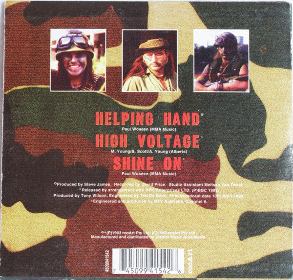 The Screaming Jets : Helping Hand (CD, Single, Car)